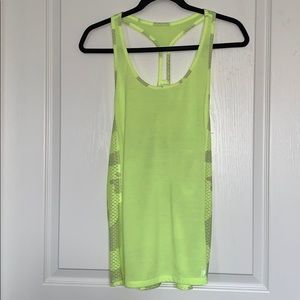 Under Armour Loose Fit Lime Green and Camo Tank